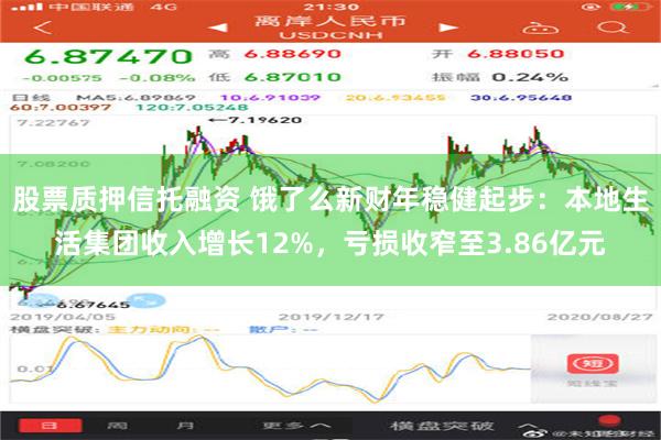 股票质押信托融资 饿了么新财年稳健起步：本地生活集团收入增长12%，亏损收窄至3.86亿元