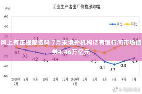 网上有正规配资吗 7月末境外机构持有银行间市场债券4.46万亿元