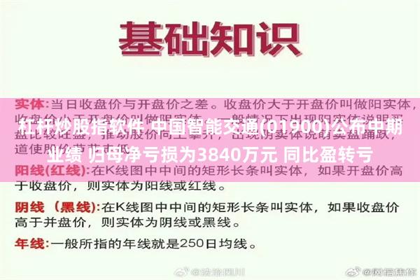 杠杆炒股指软件 中国智能交通(01900)公布中期业绩 归母净亏损为3840万元 同比盈转亏