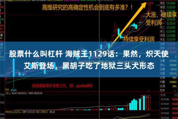 股票什么叫杠杆 海贼王1129话：果然，炽天使艾斯登场，黑胡子吃了地狱三头犬形态