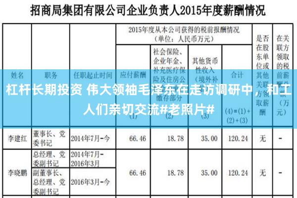 杠杆长期投资 伟大领袖毛泽东在走访调研中，和工人们亲切交流#老照片#